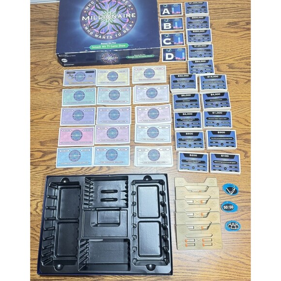 Who Wants To Be A Millionaire Trivia Family Board Game Good Conditions - Picture 6 of 13